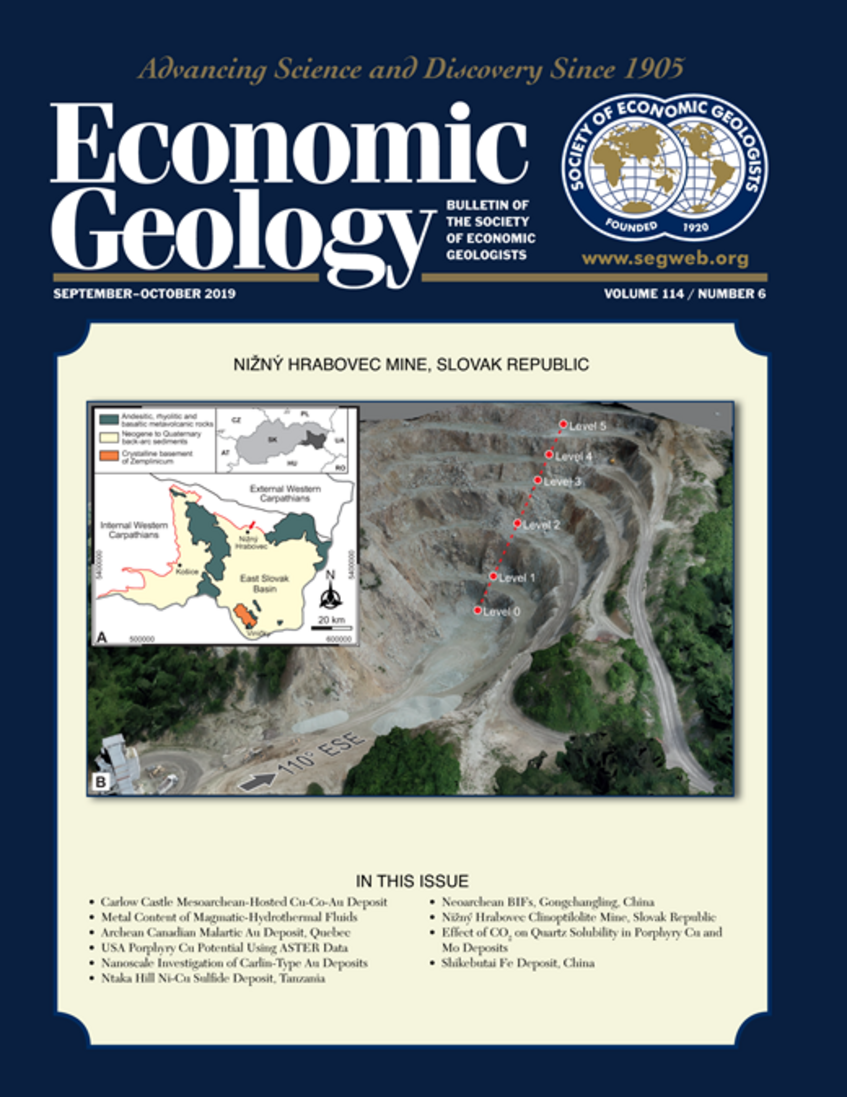 Cover Page of Economic Geology