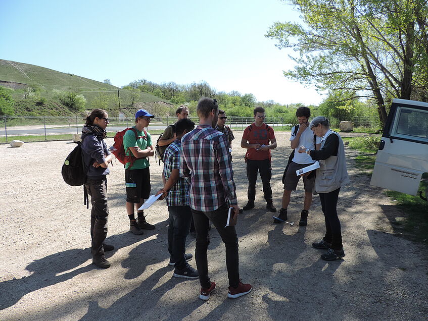 The field trip group at Ghánt